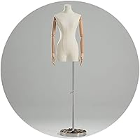 布製マネキン 木製ベース 金属スタンド 紳士マネキン キャンパス地張り ヘッド付 木製可動腕 MBTF28-H18